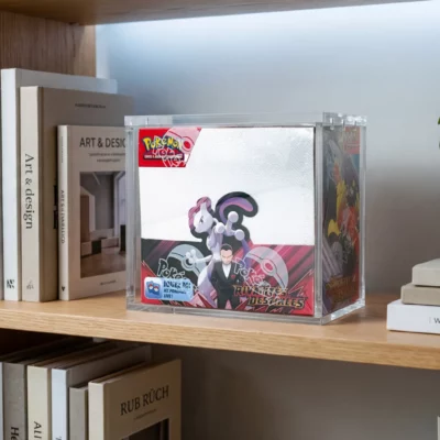 Protection acrylique display Pokémon anti-UV et magnétique Evo Shield