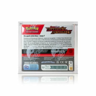 Protection acrylique display Pokémon anti-UV et magnétique Evo Shield