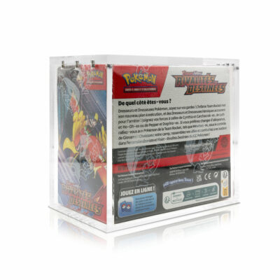 Protection acrylique display Pokémon anti-UV et magnétique Evo Shield