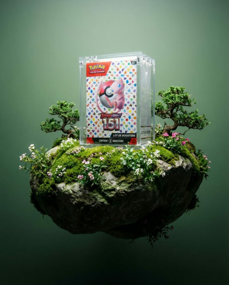 Protection acrylique bundle Pokémon anti-UV et magnétique Evo Shield