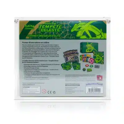 Protection acrylique ETB Pokémon anti-UV et magnétique Evo Shield