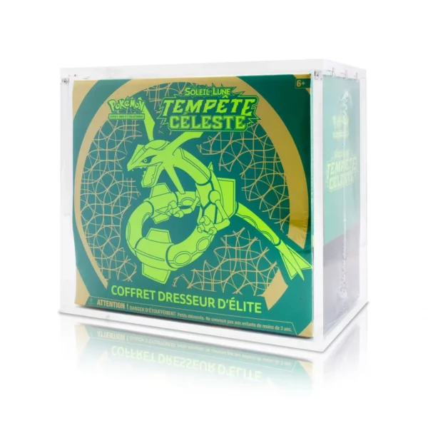 Protection acrylique ETB Pokémon anti-UV et magnétique Evo Shield