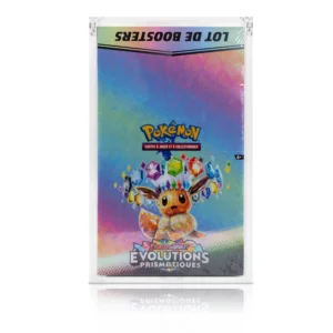 Protection acrylique display de bundles Pokémon anti-UV et magnétique Evo Shield