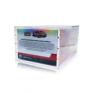 Protection acrylique display de bundles Pokémon anti-UV et magnétique Evo Shield