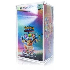 Protection acrylique display de bundles Pokémon anti-UV et magnétique Evo Shield